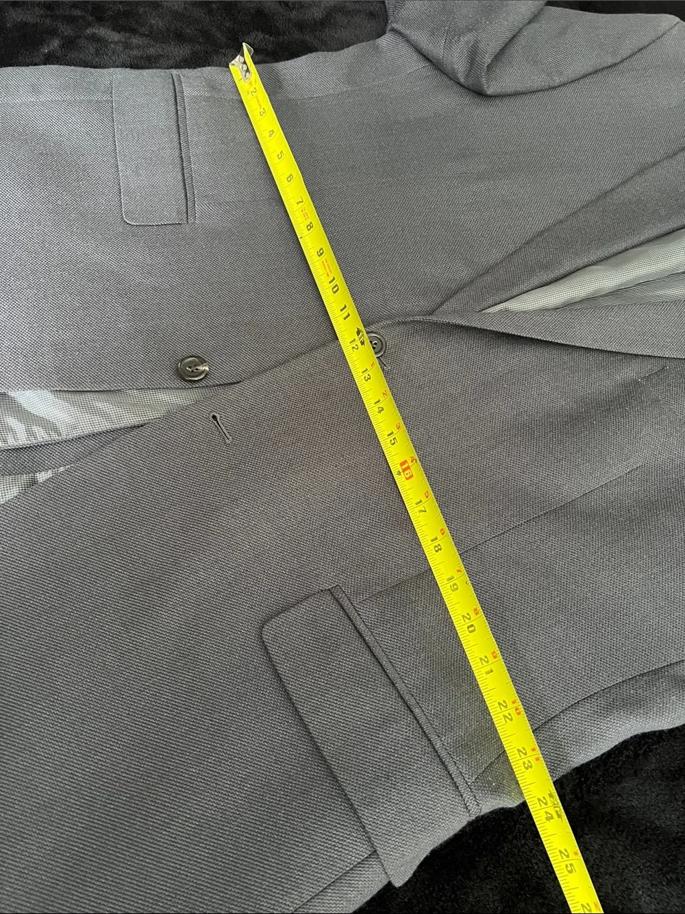 Izod Men's Gray Textured Sport Coat - Notch Lapel